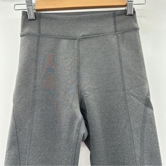 Ivy Park Heather Gray High Rise Capri Length Leggings Size XS - Picture 2 of 10